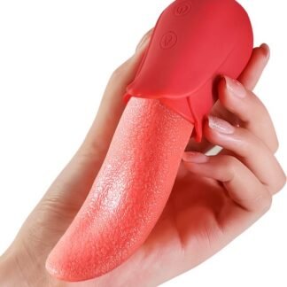 Rosy Tongue Licking Vibrator for Women G spot Clitoral Vibrator Sex Toys